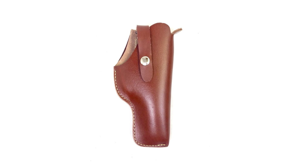 Hunter Company Sure-Fit Leather Belt Holster for Medium/Large Frame Revolvers, Chestnut Tan, 2200-13L