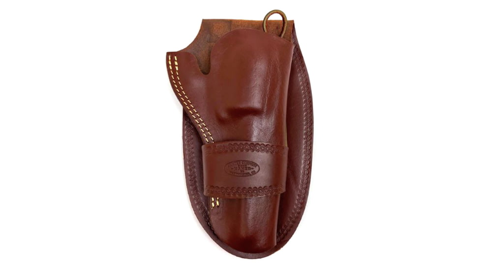 Hunter Company Western Single Loop Holster for Large Frame Single Action Revolvers, 4.625-5.5in Barrels, Right Hand, Antique Brown, 1082-60, Antique Brown, 1082-60