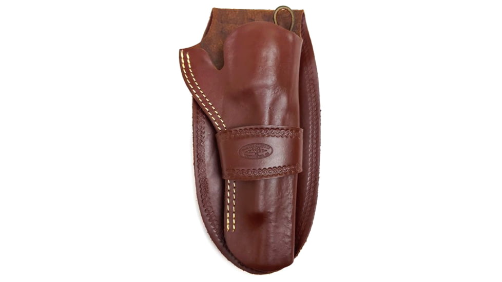 Hunter Company Western Single Loop Holster for Medium Frame Single Action Revolvers, 6-6.5in Barrels, Right Hand, Antique Brown, 1082-70, Antique Brown, 1082-70