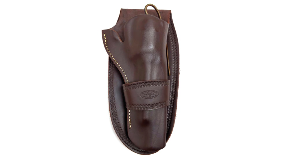 Hunter Company Western Single Loop Holster for Single Action Revolvers, .22 Caliber, 4.75-6.5in Barrels, Right Hand, Antique Brown, 1082-48, Antique Brown, 1082-48