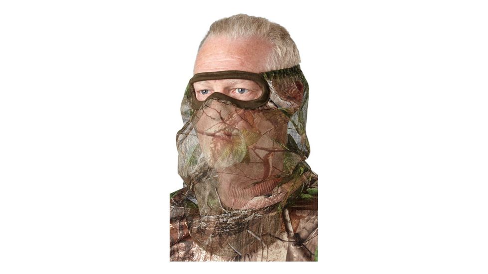 Hunters Specialties Hs Facemask 3/4 Mesh Realtree Edge