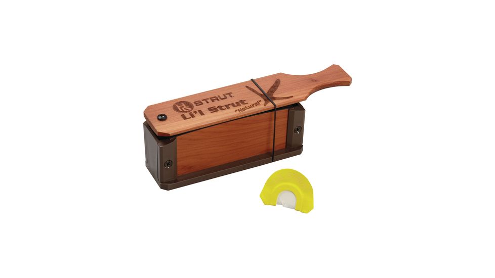 Hunters Specialties Li'l Strut Box Call Includes Premium Flex Li'l Strut Diaphragm Call