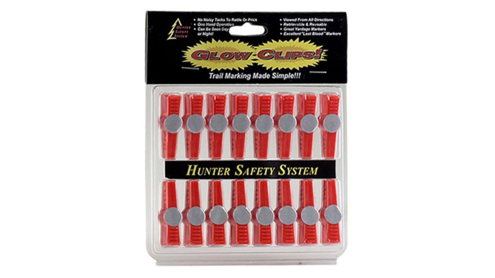 Hunter Safety System HSS Glow Clips, 16 pk. GC-16