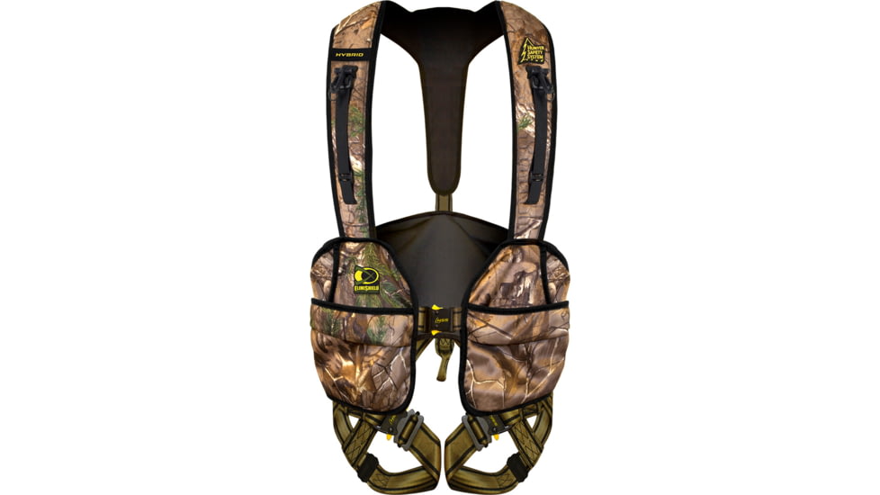 Hunter Safety System Hybrid Harness w/Elimishield, Realtree Edge, Small/Medium, HYBRID-R-S/M