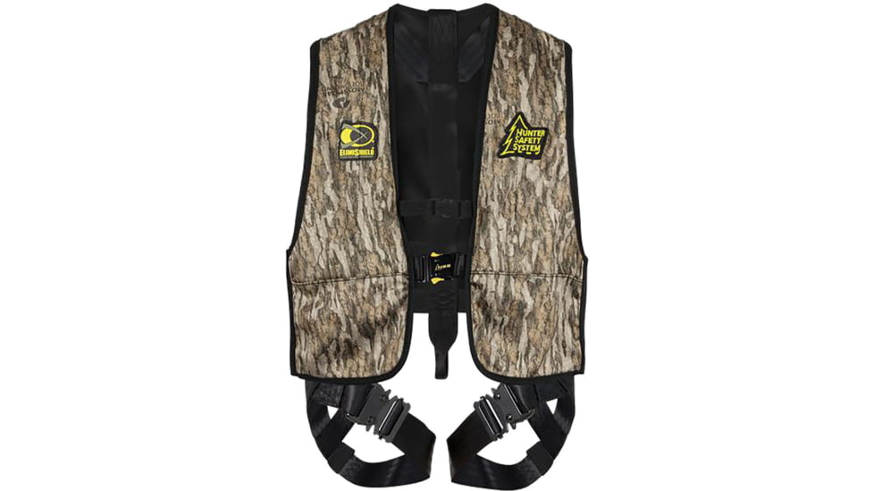 Hunter Safety System Pro Series Harness, Mossy Oak Bottomland, 2XL/3XL, PRO-M-2XL/3XL