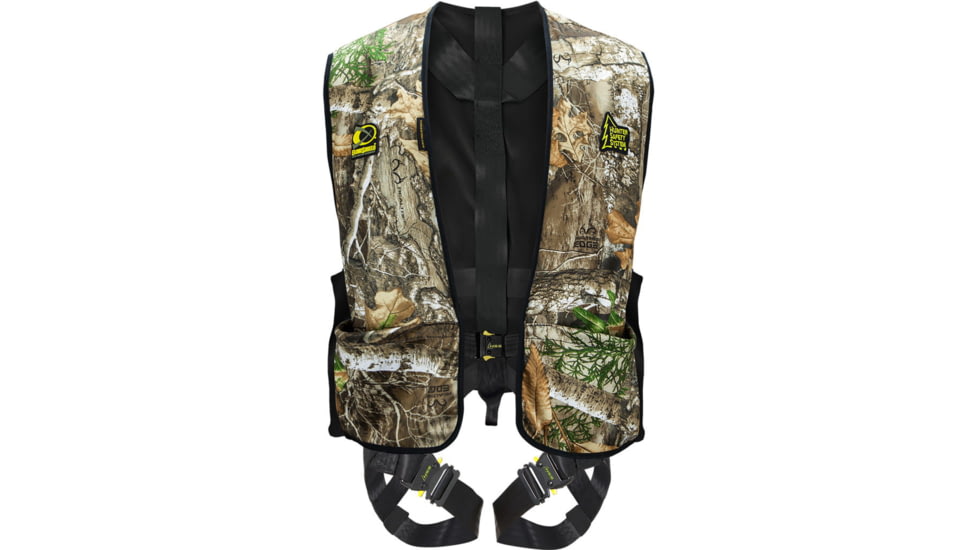Hunter Safety System Treestalker Harness w/Elimishield, Realtree Edge, Large/Extra Large, TREE-R-L/XL