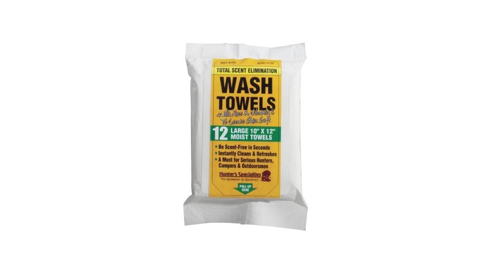 Hunters Specialties 01197 Scent-A-Way Wash Towels