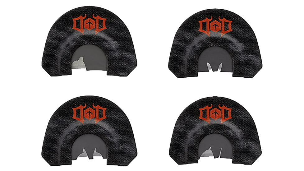 Hunters Specialties HS-DOD-MC-TS-4PK Tongue Cutter Mouth Call Wild Turkey Yellow