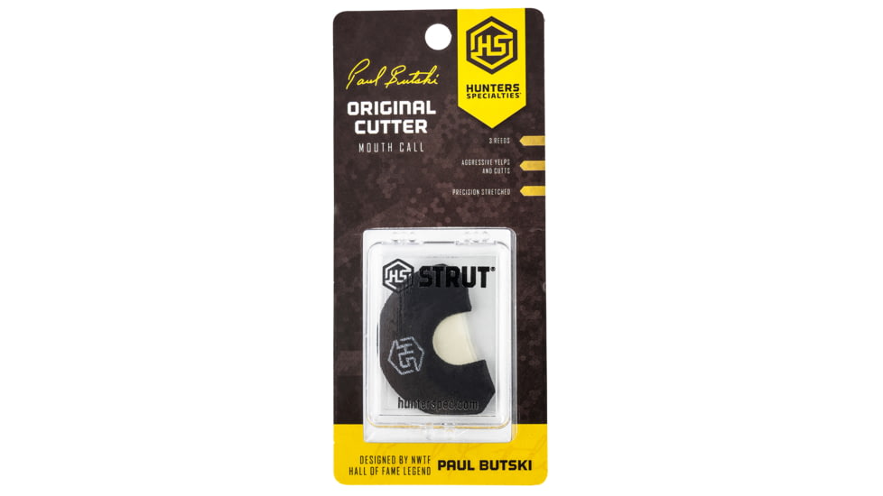 Hunters Specialties HS-PB-MC-OC Butski Mouth Call Wild Turkey Yellow Latex Mouth