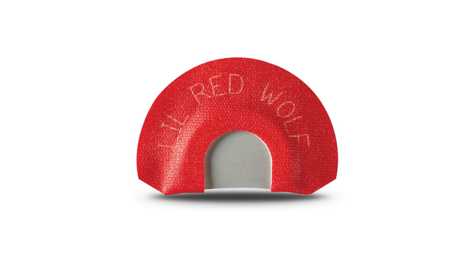 Hunters Specialties Johnny Stewart Lil Red Wolf Howler Diaphragm Call, Red, HS-JS-WH-1