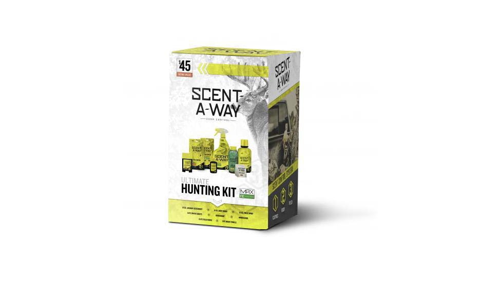 Hunters Specialties Scent-A-Way MAX Ultimate Hunting Kit, Fresh Earth, HS-SAW-100100