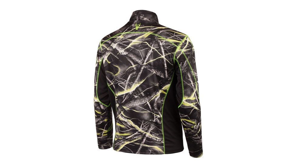 Huntworth 1/4 Zip Mens Shirt, Huntworth Kinetic, 2XL E-918-21KN-2XL