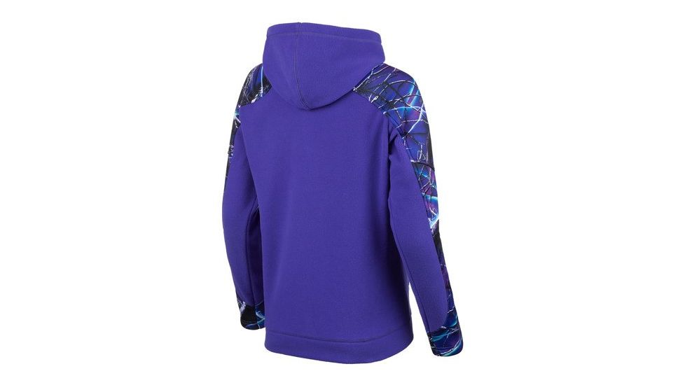 Huntworth 2-Tone Anti-Pill Fleece 1/4 Zip Hoodie - Womens, Violet/Huntworth Ultraviolet, Extra Large E-958-W-31UV/VT-XL