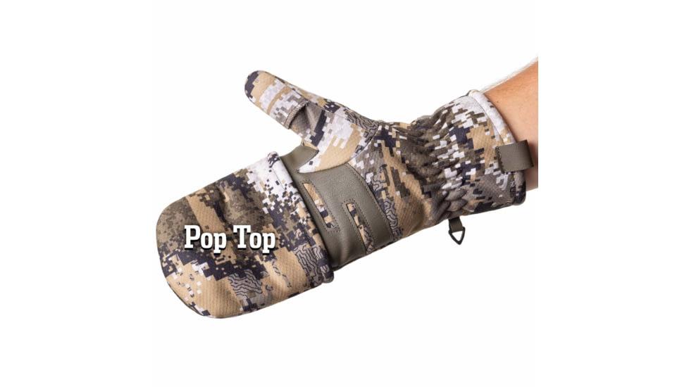 Huntworth Barrow Heat Boost Windproof Softshell Hunting Glove - Mens, Disruption, Large, E-1436-DC-L