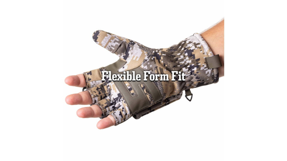 Huntworth Barrow Heat Boost Windproof Softshell Hunting Glove - Mens, Disruption, Large, E-1436-DC-L
