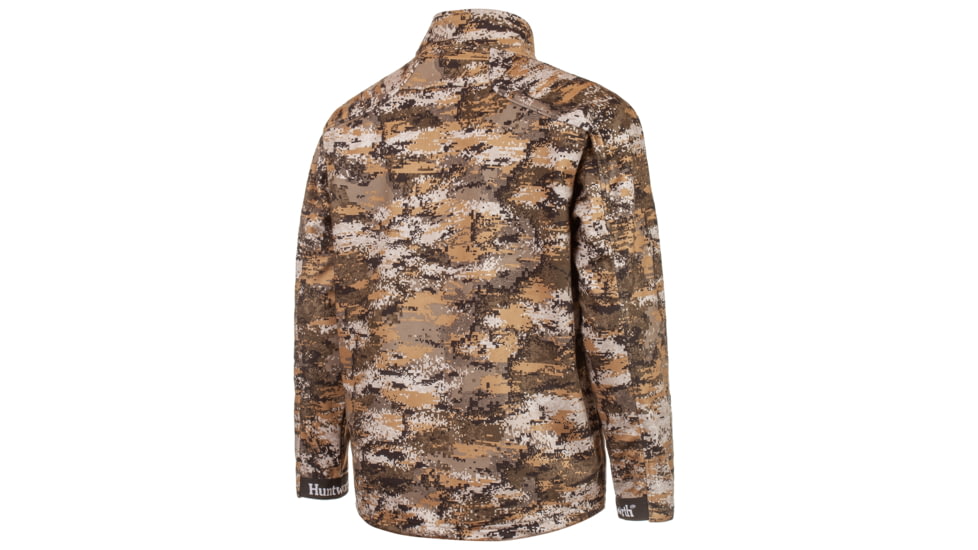 Huntworth Elkins Mid Weight Windproof Soft Shell Jacket Grid Fleece Interior - Mens, Disruption, Extra Large, E-9501-DC-XL