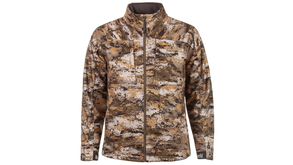 Huntworth Elkins Mid Weight Windproof Soft Shell Jacket Grid Fleece Interior - Mens, Disruption, Extra Large, E-9501-DC-XL