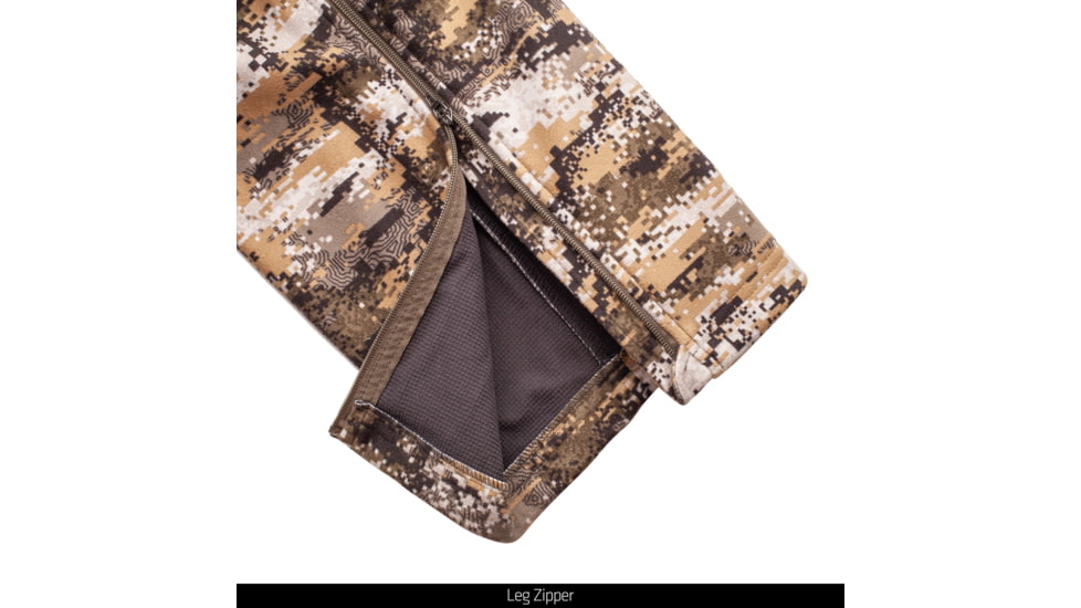 Huntworth Elkins Mid Weight Windproof Soft Shell Pants Waffle Fleece Interior - Mens, Disruption, 3XL, E-9503-DC-3XL