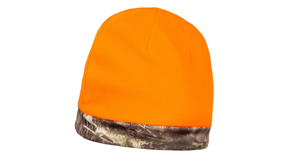 Huntworth Galena Heavy Weight Reversible Performance Fleece Beanie Hat - Kids, Hidden/Blaze, One Size, E-5540-Y-HDN/BZ