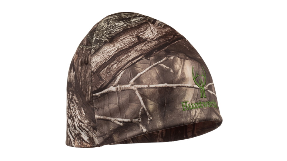 Huntworth Galena Heavy Weight Reversible Performance Fleece Beanie Hat - Kids, Hidden/Blaze, One Size, E-5540-Y-HDN/BZ