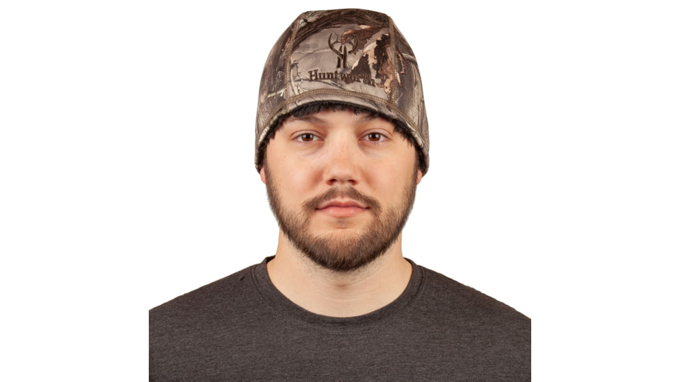 Huntworth Hammond Heavy Weight Sherpa Fleece Lined Hunting Beanie Hat - Mens, Hidden, Large, E-5695-HDN-L/XL