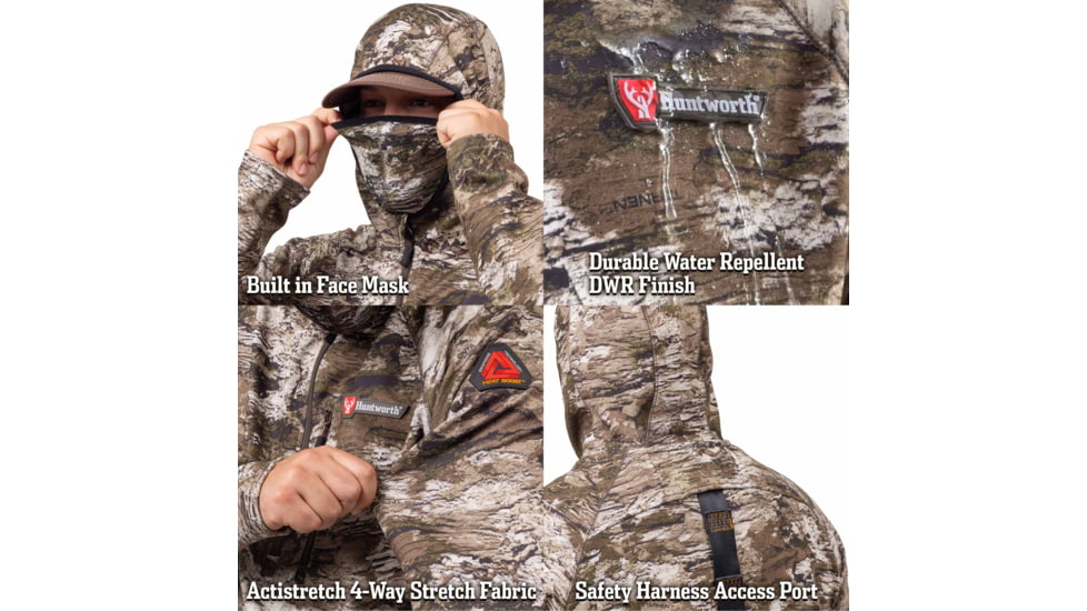 Huntworth Grayling Heat Boost Heavyweight Soft Shell Hoodie - Men's, Tarnen, 2XL, E-9622-TRN-2XL