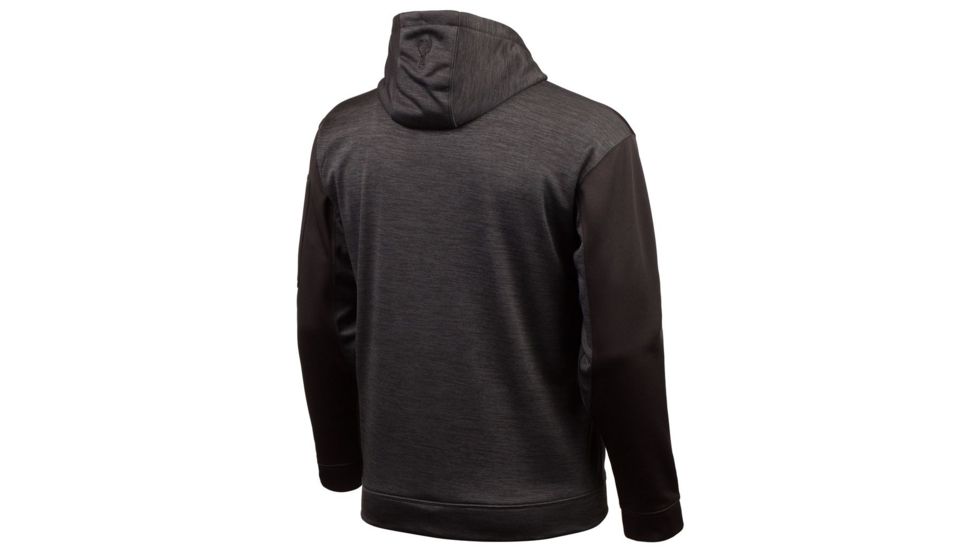 Huntworth Heather Performance Fleece Hoodie - Mens, Heather Black/Black, 2XL, E-9137-HK/BK-2XL