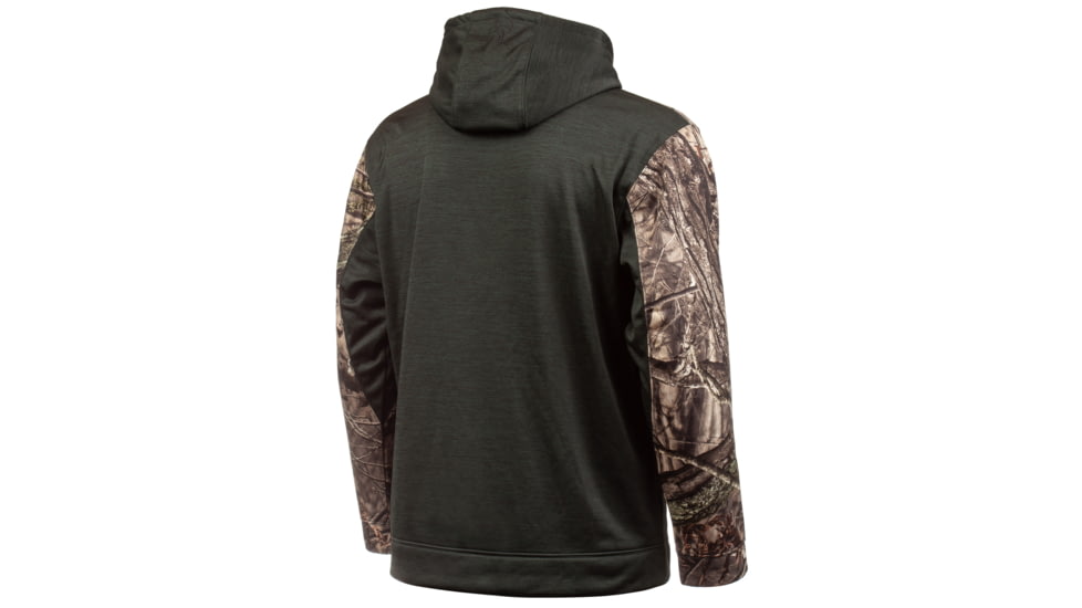 Huntworth Heather Performance Fleece Hoodie - Mens, Heather Spruce and Hiddn, X-Large, E-9137-SP/HDN-XL