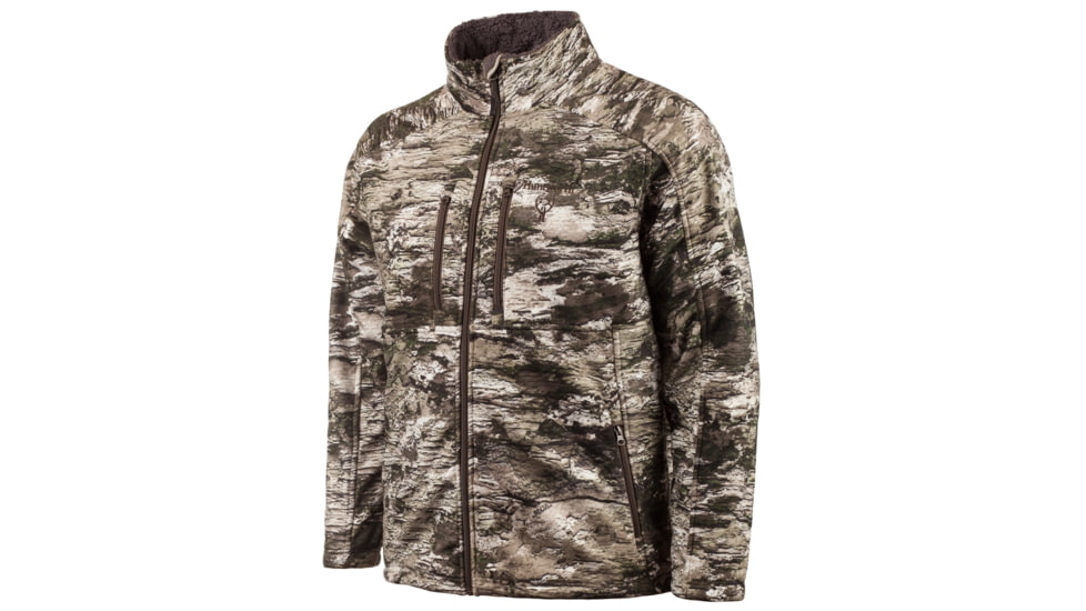 Huntworth Ketchikan Heavy Weight Soft Shell Jacket Windproof Sherpa Fleece Interior - Mens, Tarnen, Medium, E-9367-TRN-M