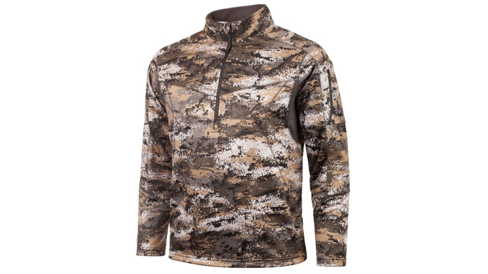 Huntworth Hunting 1/2 Zip Performance Fleece Pullover - Mens, Disruption, Large E-9180-31DC-L