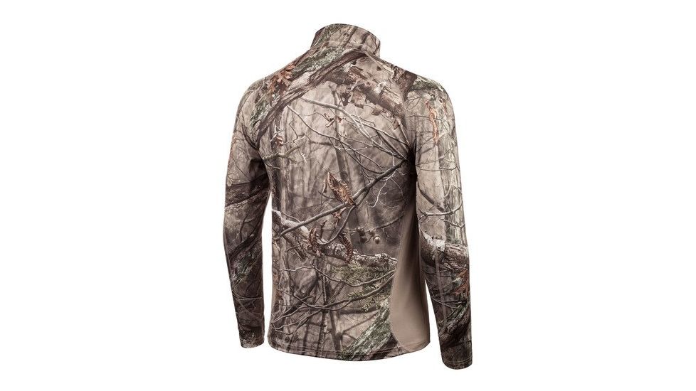 Huntworth Hunting Active Fleece 1/4 Zip Pullover - Mens, Hiddn, 2XL E-9019-HDN-2XL