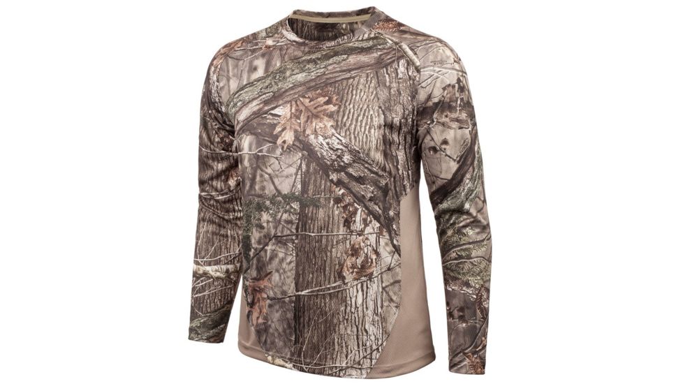 Huntworth Hunting Birds Eye Mesh Long Sleeve Shirt - Mens, Hiddn, 2XL E-927-HDN-2XL