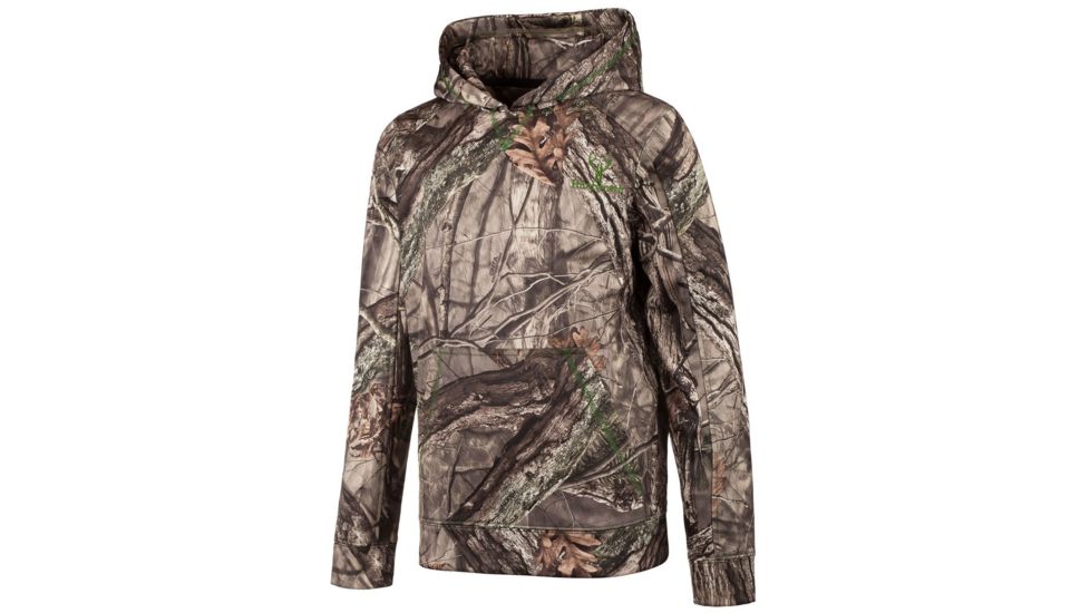 Huntworth Hunting Performance Fleece Hoodie - Kids, Hiddn, Large E-948-Y-HDN-L