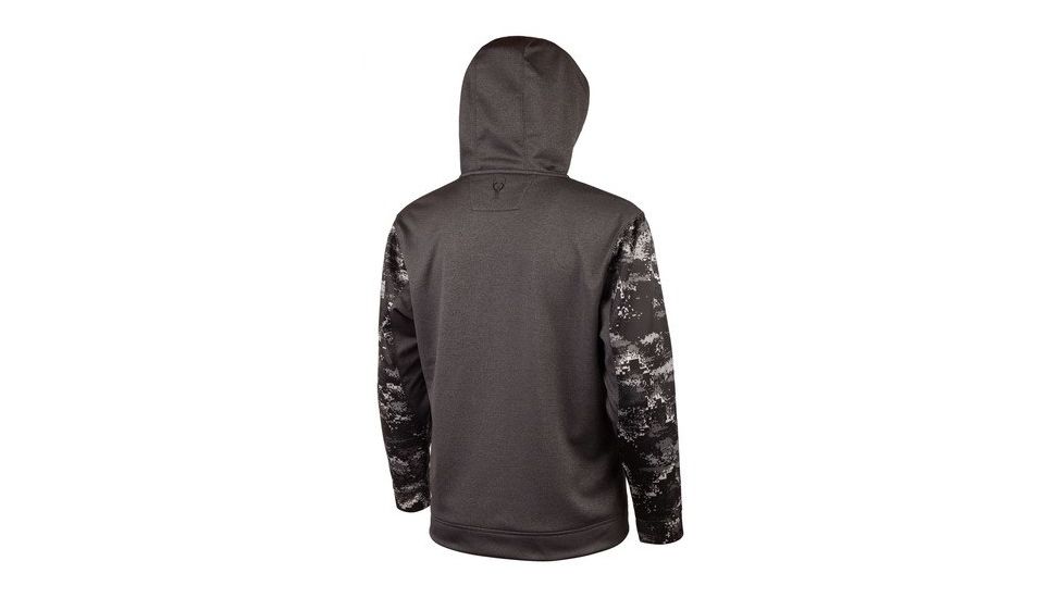 Huntworth Hunting Performance Fleece Mens Hoodie, Heather Gray/Disruption Black, Medium E-9137-HG/DBK-M