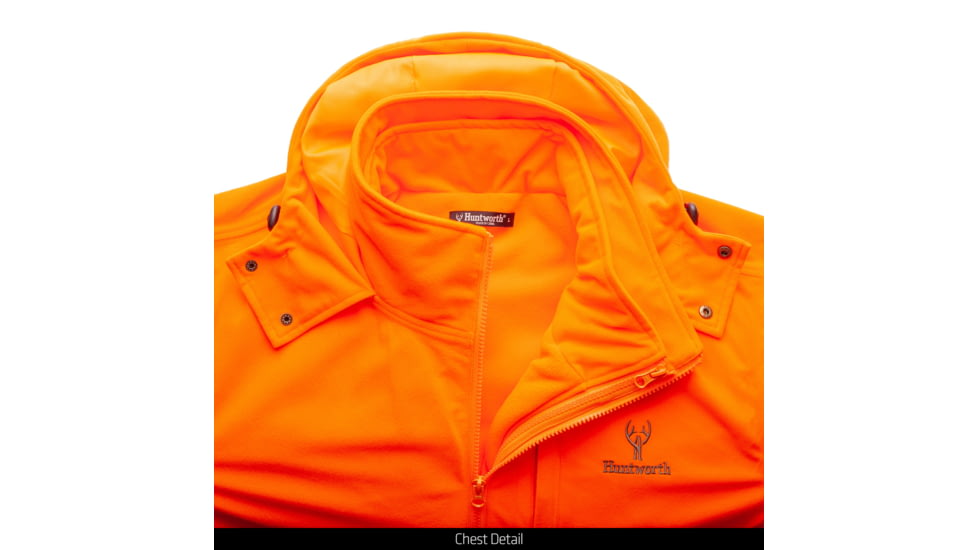 Huntworth Huntington 3-in-1 Waterproof Tricot Jacket - Mens, Blaze, 2XL, E-9364-BZ-2XL