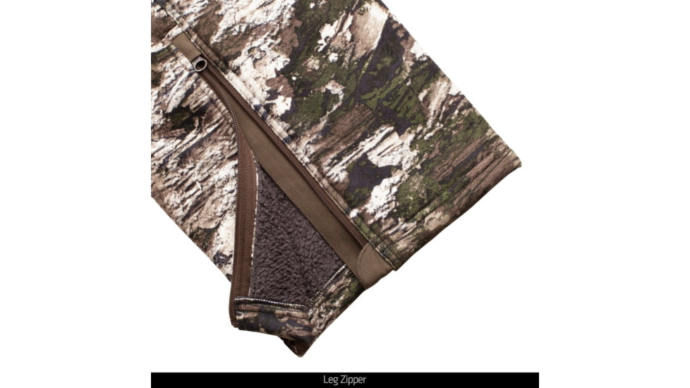 Huntworth Ketchikan Heavy Weight Windproof Low Pile Fleece Pants Sherpa Interior - Mens, Tarnen, Medium, E-9439-TRN-M