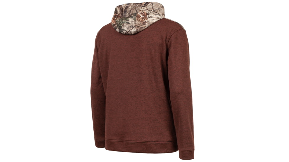 Huntworth Knit Jersey Hoodie Heather - Mens, Heather Brick / Hiddn, Large, E-9468-HR/HDN-L