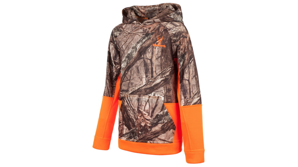 Huntworth Knit Jersey Hoodie - Kids, Hidden/Blaze, Extra Large, E-9302-YB-HDN/BZ-XL