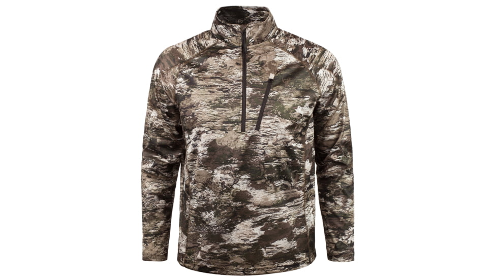 Huntworth Gadsden Light Weight Pique Knit 1/4 Zip Pullover - Men's, Tarnen, Large, E-9182-TRN-L