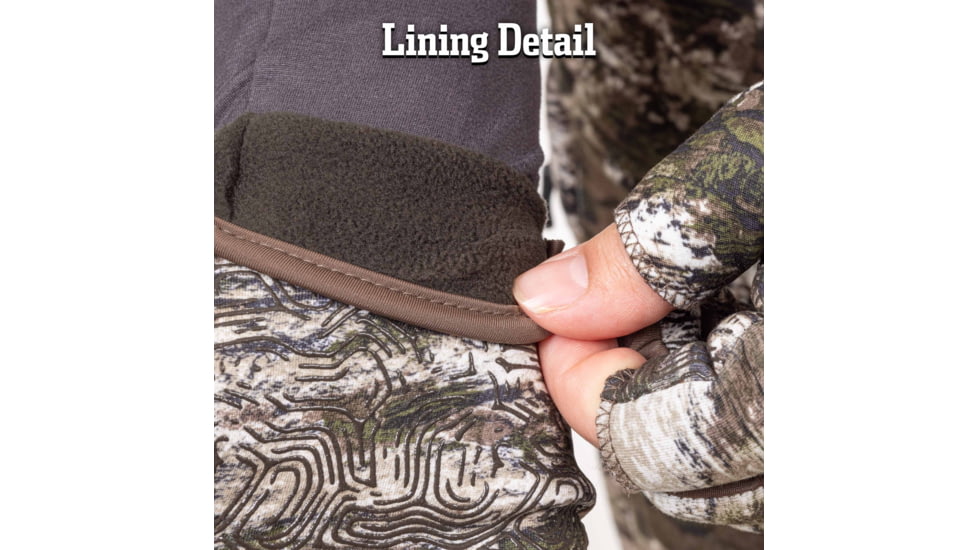 Huntworth Ames Light Weight Soft Shell Glove w/ 1/2 Fingers - Men's, Tarnen, Large, E-1471-TRN-L