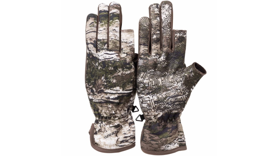Huntworth Ames Light Weight Soft Shell Glove w/ 1/2 Fingers - Men's, Tarnen, Large, E-1471-TRN-L