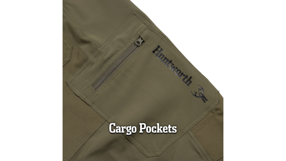 Huntworth Durham Light Weight Stretch Woven Pants - Men's, Olive Green, Large, E-9177-OLV-L