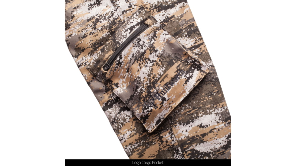 Huntworth Mid Weight Soft Shell Pants, Waffle Fleece Interior - Mens, Disruption, Large, E-9262-DC-L