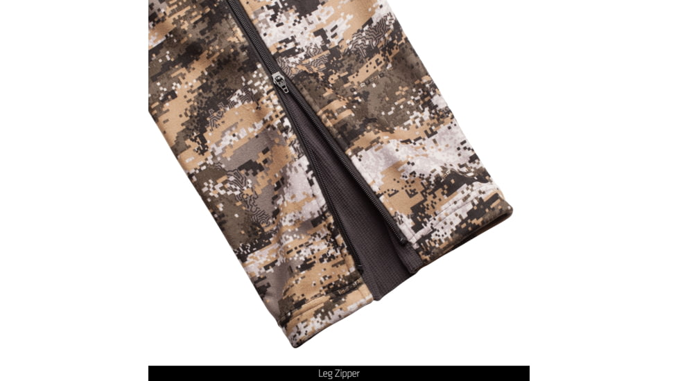 Huntworth Mid Weight Soft Shell Pants, Waffle Fleece Interior - Mens, Disruption, Large, E-9262-DC-L