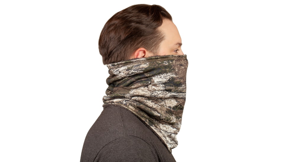 Huntworth Porter Heavy Weight Sherpa-Lined Hunting Neck Gaiter - Mens, Tarnen, One Size, E-5689-TRN