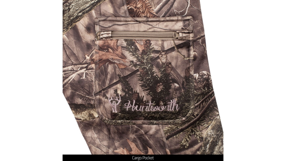 Huntworth Seneca Mid Weight Soft Shell Fleece Interior Hunting Pants - Womens, Hidden, Medium, E-966-W-HDN-M