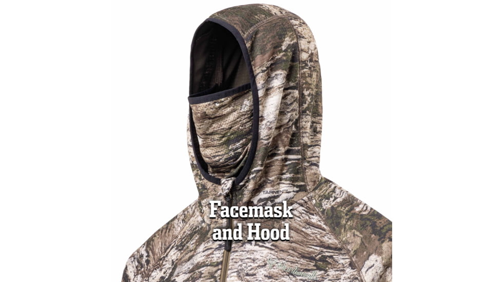 Huntworth Shelton Mid Weight Hoodie - Women's w/ Facemask, Large, Tarnen, E-9554-W-TRN-L