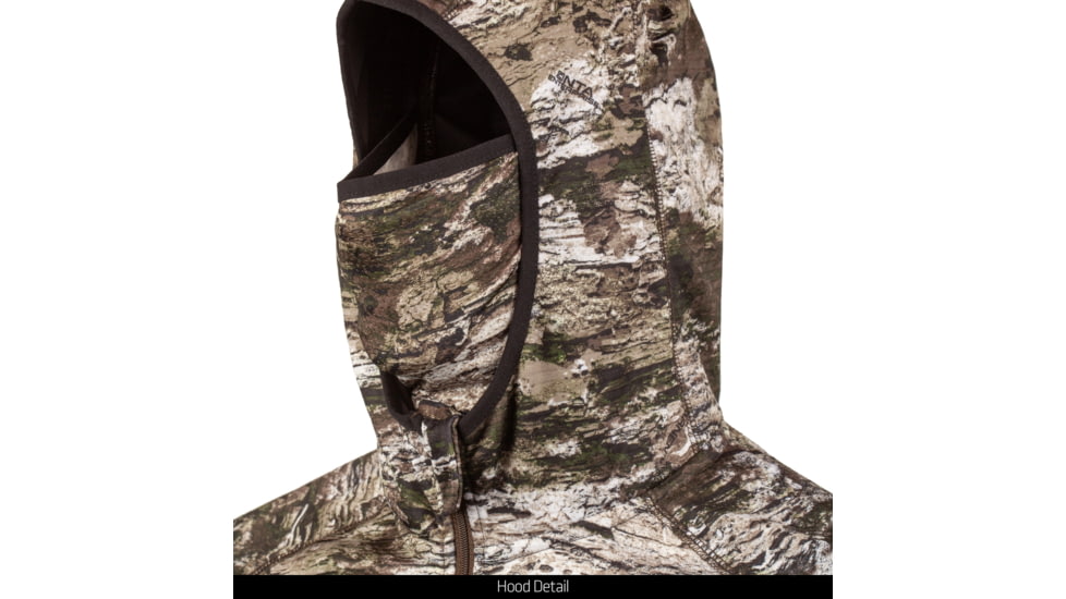 Huntworth Shelton Performance 1/2 Zip Hoodie w/ Facemask - Men's, Tarnen, 4XL, E-9373-TRN-4XL