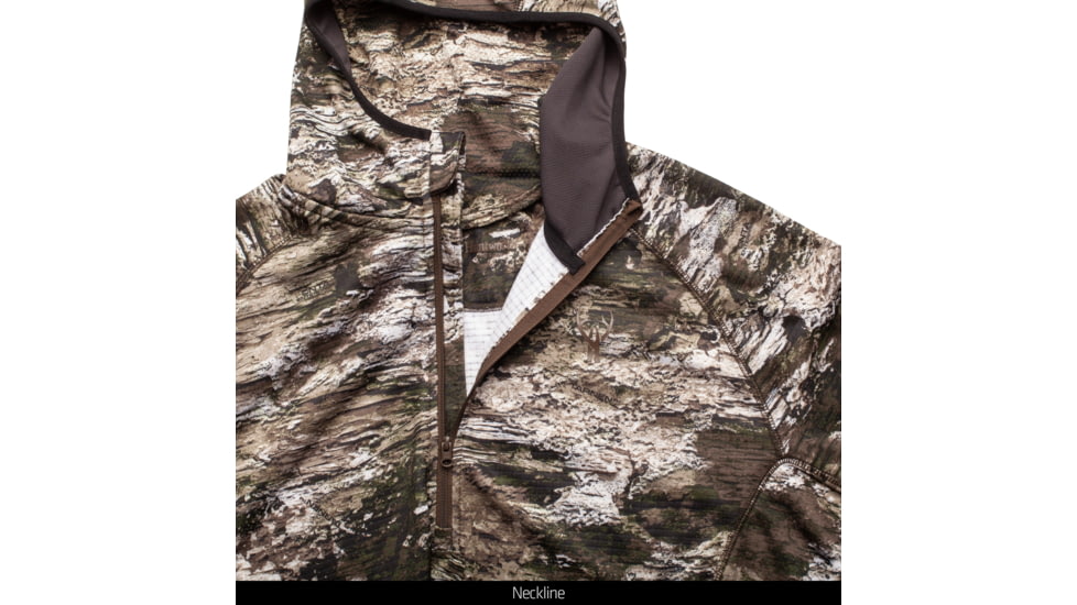 Huntworth Shelton Performance 1/2 Zip Hoodie w/ Facemask - Men's, Tarnen, 4XL, E-9373-TRN-4XL