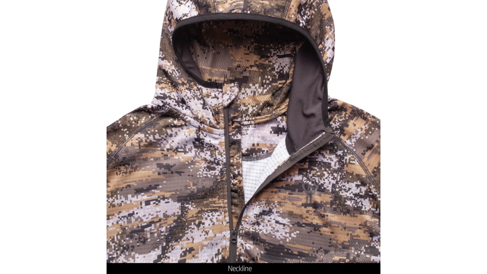 Huntworth Shelton Performance 1/2 Zip Hoodie w/ Facemask - Mens, Disruption, 2XL, E-9373-DC-2XL